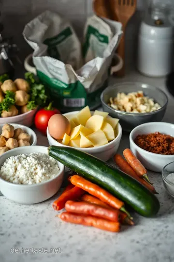 Schupfnudeln mit buntem Gemüse – Ein herzhaftes Wohlfühlessen ingredients