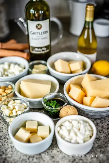 Schweizer Käsefondue: Ein Schmelztiegel der Genüsse ingredients