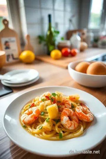 Shrimps in Knoblauchbutter mit Zitrone und Petersilie steps