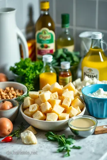 Traditioneller Bayrischer Kartoffelsalat – frisch und deftig! ingredients