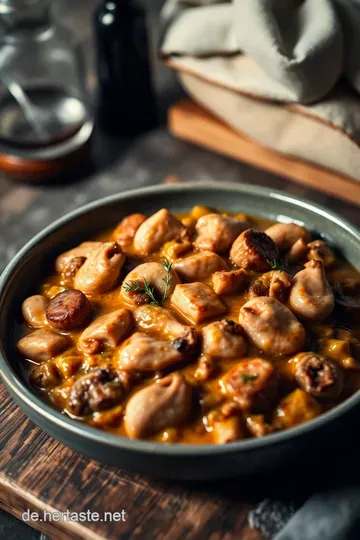 Traditionelles Ragout Fin presentation