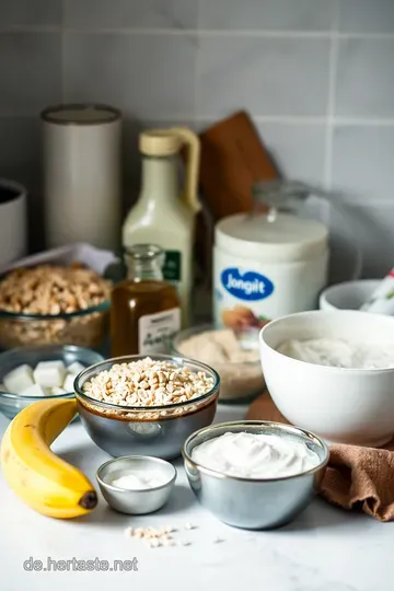 Übernacht-Haferflocken mit Joghurt: Ein einfaches Frühstück voller Geschmack! ingredients