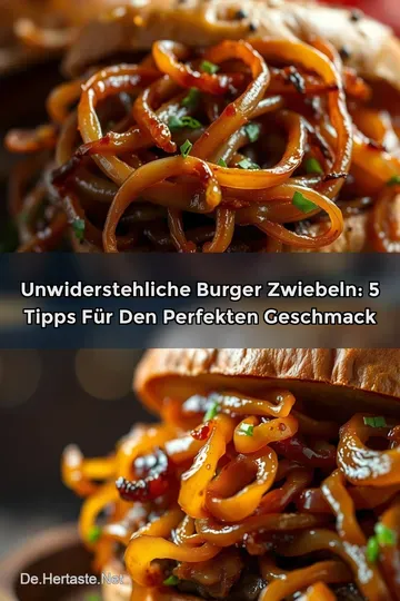 Unwiderstehliche Burger Zwiebeln: 5 Tipps für den perfekten Geschmack