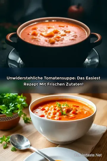 Unwiderstehliche Tomatensuppe: Das Easiest Rezept mit frischen Zutaten!