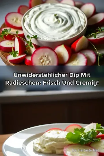 Unwiderstehlicher Dip mit Radieschen: Frisch und cremig!