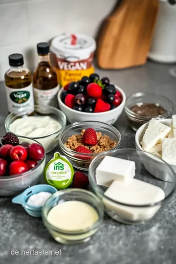 Vegane Panna Cotta – Cremiger Genuss ohne Tierprodukte ingredients