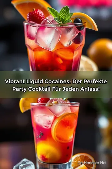 Vibrant Liquid Cocaines: Der perfekte Party Cocktail für jeden Anlass!