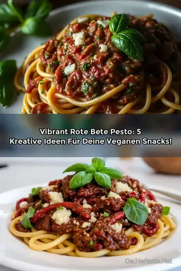 Vibrant Rote Bete Pesto: 5 kreative Ideen für deine veganen Snacks!