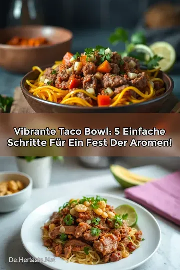 Vibrante Taco Bowl: 5 Einfache Schritte für ein Fest der Aromen!