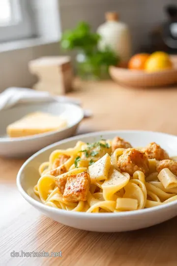 Wärmender Lachs-Nudel-Auflauf mit Käsekruste steps