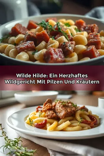 Wilde Hilde: Ein Herzhaftes Wildgericht Mit Pilzen und Kräutern