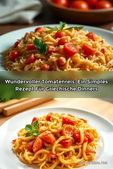 Wundervoller Tomatenreis: Ein simples Rezept für griechische Dinners