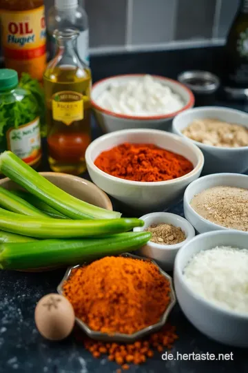 Würziges Indisches Gemüse-Curry mit Kichererbsen ingredients