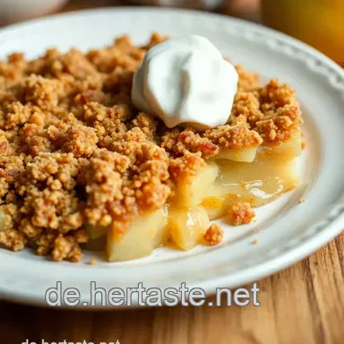 Oma's Apfel Crumble Originalrezept: So einfach & lecker! Rezeptkarte
