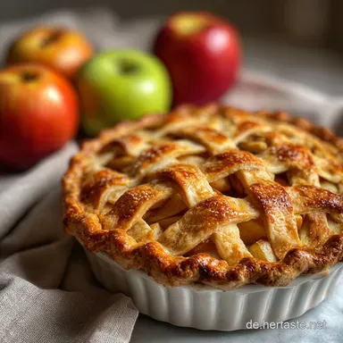 Apple Pie Pie - Baked Crispy Rezeptkarte