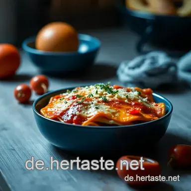 K&ouml;stliche Auberginen-Lasagne mit Kr&auml;uter-Ricotta &ndash; Ein Familienliebling! Rezeptkarte