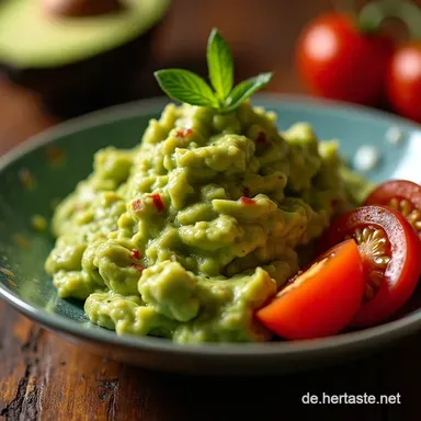 Der beste Avocadosalat mit Tomaten Einfach Limettenfrisch Rezeptkarte