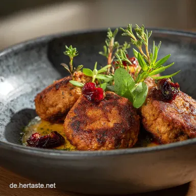 BerglinsenBratlinge: Saftige Vegane Frikadellen mit Majoran Rezeptkarte