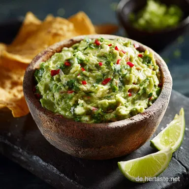 Guacamole Das Original Rezept Perfekt cremig in 15 Minuten Rezeptkarte