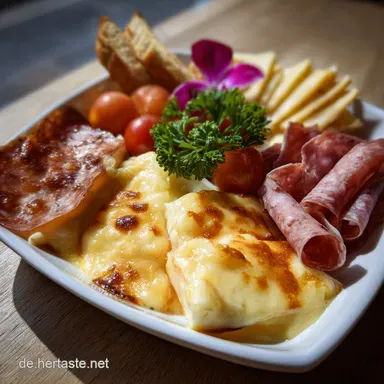 Raclette Ideen: Herzhafte Rezepte F&uuml;r Jeden Geschmack Rezeptkarte