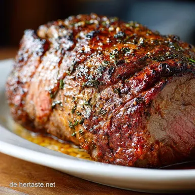 Bestes Rezept f&uuml;r Lammkeule: 4h Geschmort Rezeptkarte
