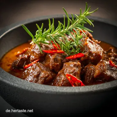 Gro&szlig;mutters Rindergulasch Butterzart schmoren und tiefgr&uuml;ndig genie&szlig;en