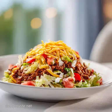 Big Mac Salat: Herzhaftes Low Carb Rezept in 25 Minuten Rezeptkarte