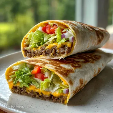 Einfacher Big Mac Wraps Klassiker Rezept f&uuml;r 4