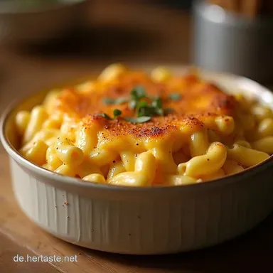Cremiges OnePot Mac Cheese Das Rezept ohne Abwasch Rezeptkarte