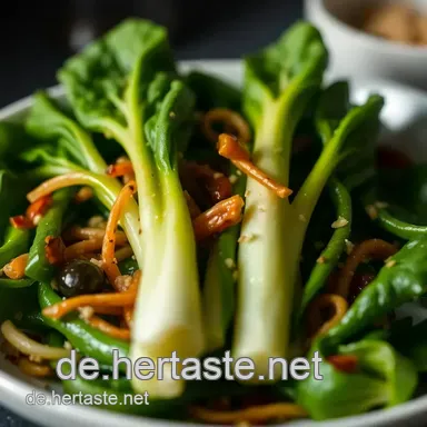 Blitz-Pak Choi: Mein Go-To Rezept mit Knoblauch & Sesam Rezeptkarte