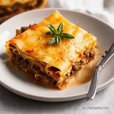 BlitzLasagne Schnelle Lasagne mit Hackfleisch und FeierabendGl&uuml;ck