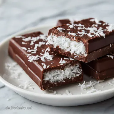 Bounty Konfekt mit Kokosraspeln und Kondensmilch in 40 Min