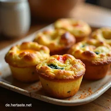 Brotdose Kinder Bunte QuicheMuffins PausenhofHit Rezeptkarte