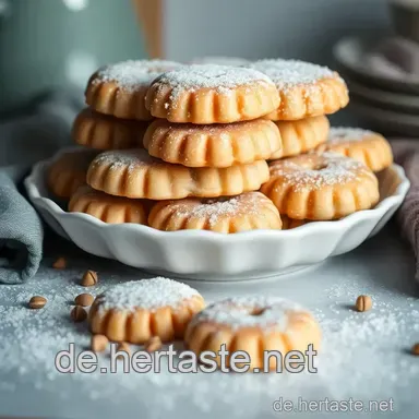 Butterpl&auml;tzchen - Die klassischen, zarten deutschen Kekse Rezeptkarte