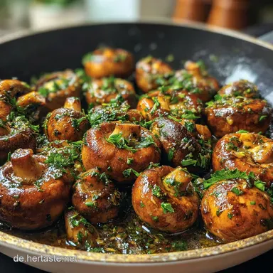 Schnelles Rezept Mit Frischen Champignons Und Kr&auml;utern: Pfanne In 20 Minutes Rezeptkarte