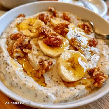 Chia-Pudding mit Banane: Cremig Rezeptkarte