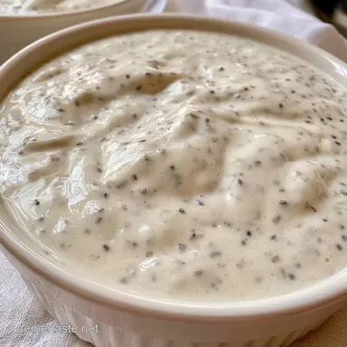 Chia-Pudding mit Lein&ouml;l: Cremig Rezeptkarte