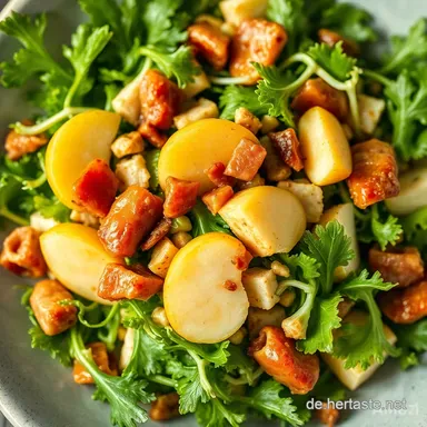 Chicor&eacute;e-Salat: Mein liebstes Rezept mit Speck & Apfel Rezeptkarte