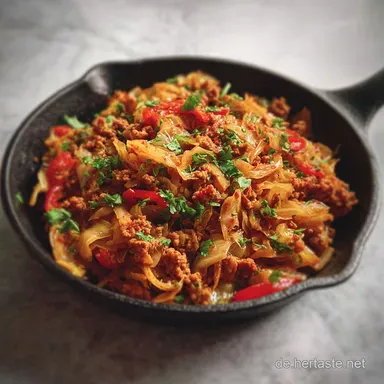 Chinakohl mit Hackfleisch f&uuml;r 4 Portionen