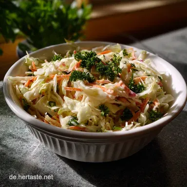 Coleslaw Rezept: Amerikanischer Krautsalat - Einfach & Schnell