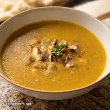 Cremige Champignonsuppe Mein liebstes Rezept Rezeptkarte