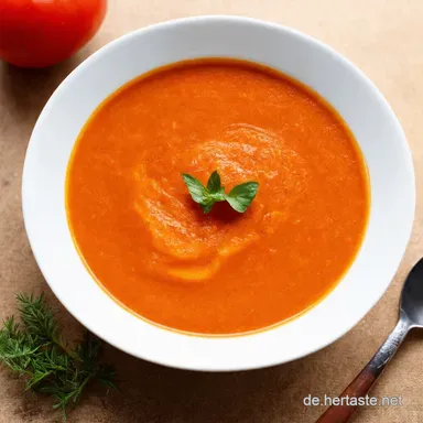 Schnelle Tomatensuppe aus passierten Tomaten Omas Geheimtipp
