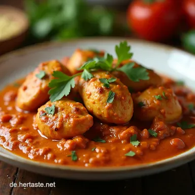 Chicken Tikka Masala selber machen Cremig w&uuml;rzig und besser als im Restaurant Rezeptkarte