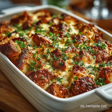 Party Pfundstopf Rezept Omas cremiger Partytopf Klassiker Rezeptkarte