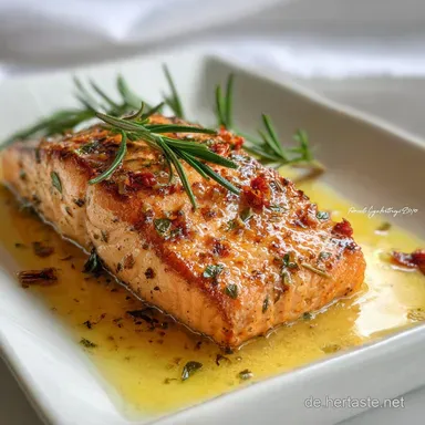 Cremiger Low Carb Toskana Lachs: Pan-Seared, Silky Rezeptkarte