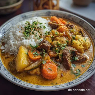 Curryso&szlig;e Rezept f&uuml;r Reis in 20 Minuten: Seidig