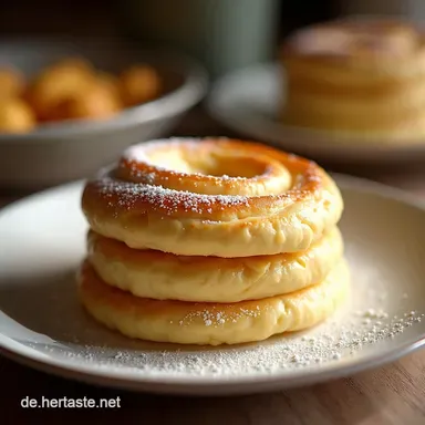 Perfekte Vanillekrapfen kannst du ganz einfach selber machen Mit wei&szlig;em Rand Rezeptkarte