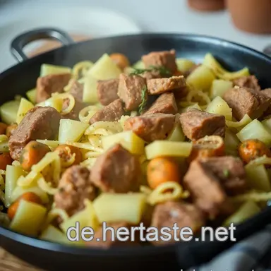 Deftige Wei&szlig;kohl Hackfleisch Pfanne: Ein einfaches Rezept f&uuml;r kalte Tage Rezeptkarte