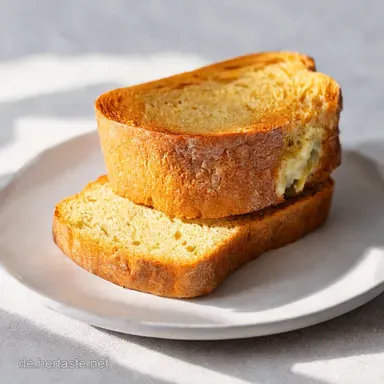 Doppelter ToastGenuss K&auml;seToast Knoblauchbrot