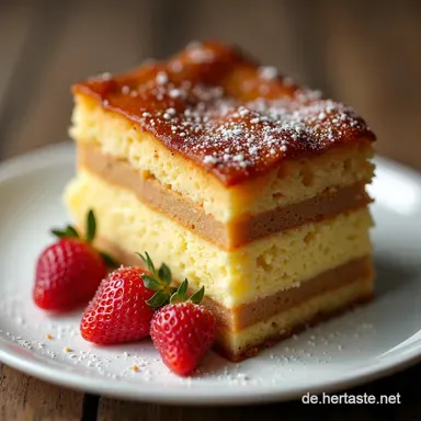 Mein Himmlischer Zebrakuchen Saftiger R&uuml;hrkuchen mit einfacher Gie&szlig;technik